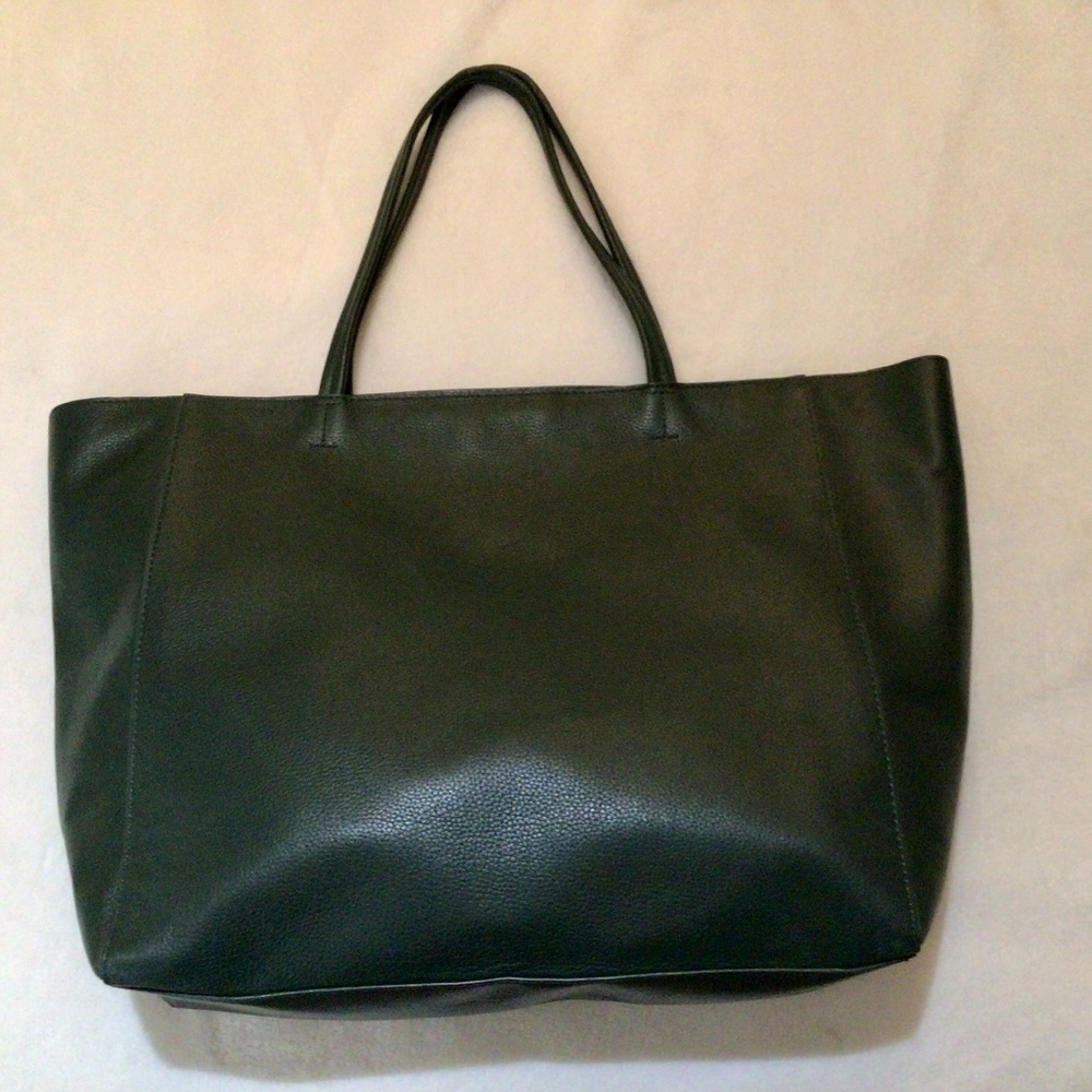 Barney’s New York Green Leather Tote